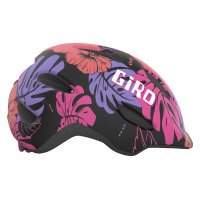 Scamp Helmet matte black floral, S